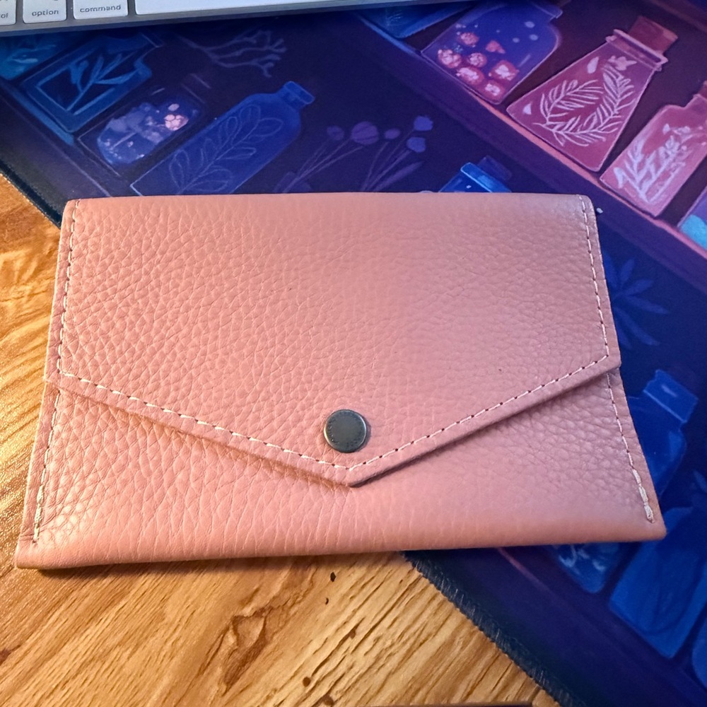 UNICORN 🦄 Portland Leather Goods - Large Envelope (Quartz)